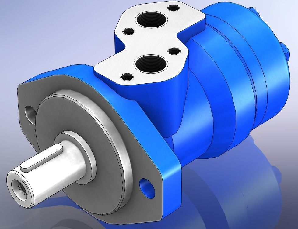 Hydraulic Orbital Motor SAUER DANFOSS OMP free 3D Model