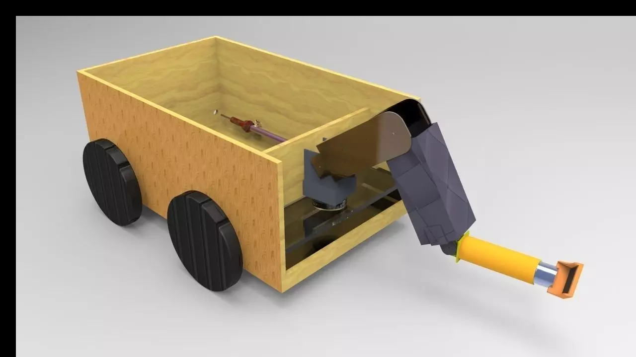 4 DOF Robotic Manipulator Free 3D model