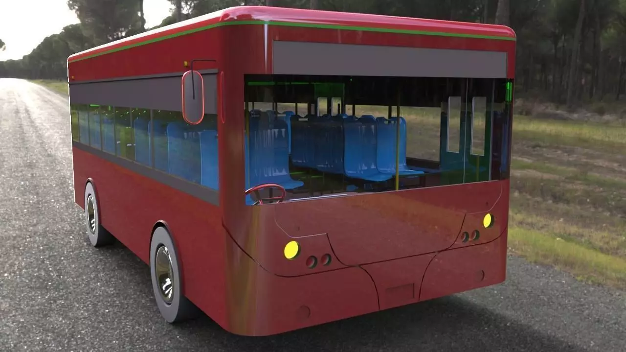 City Bus Free 3D model_0