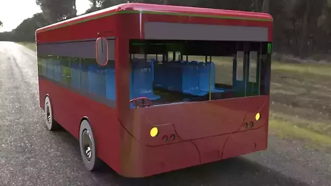 City Bus Free 3D model