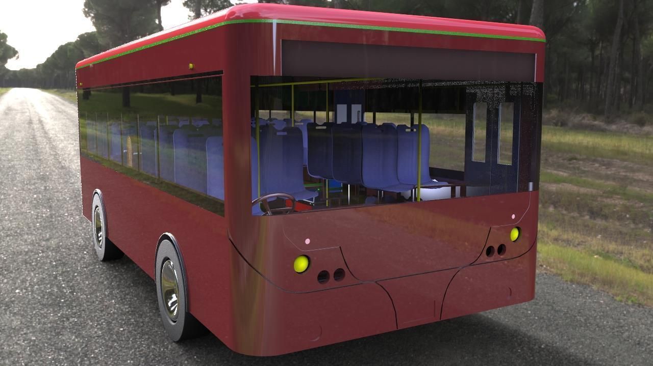 City Bus Free 3D model_2