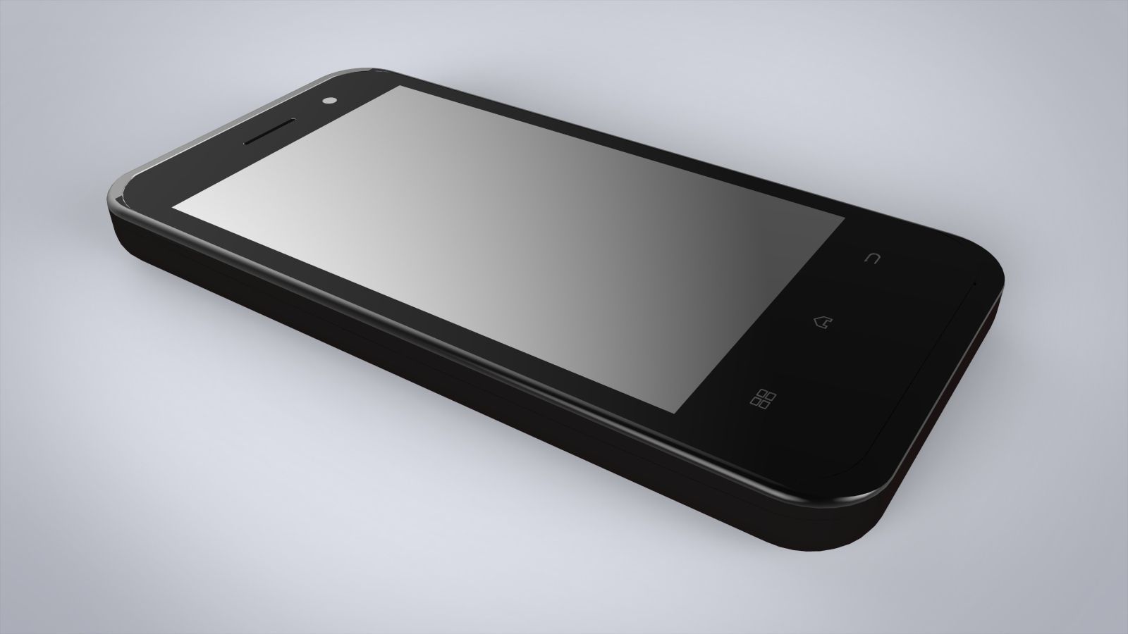 Android smartphone Free 3D model_1