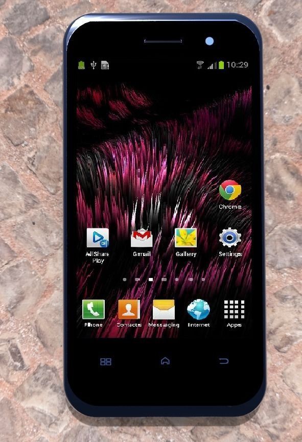 Android smartphone Free 3D model_2