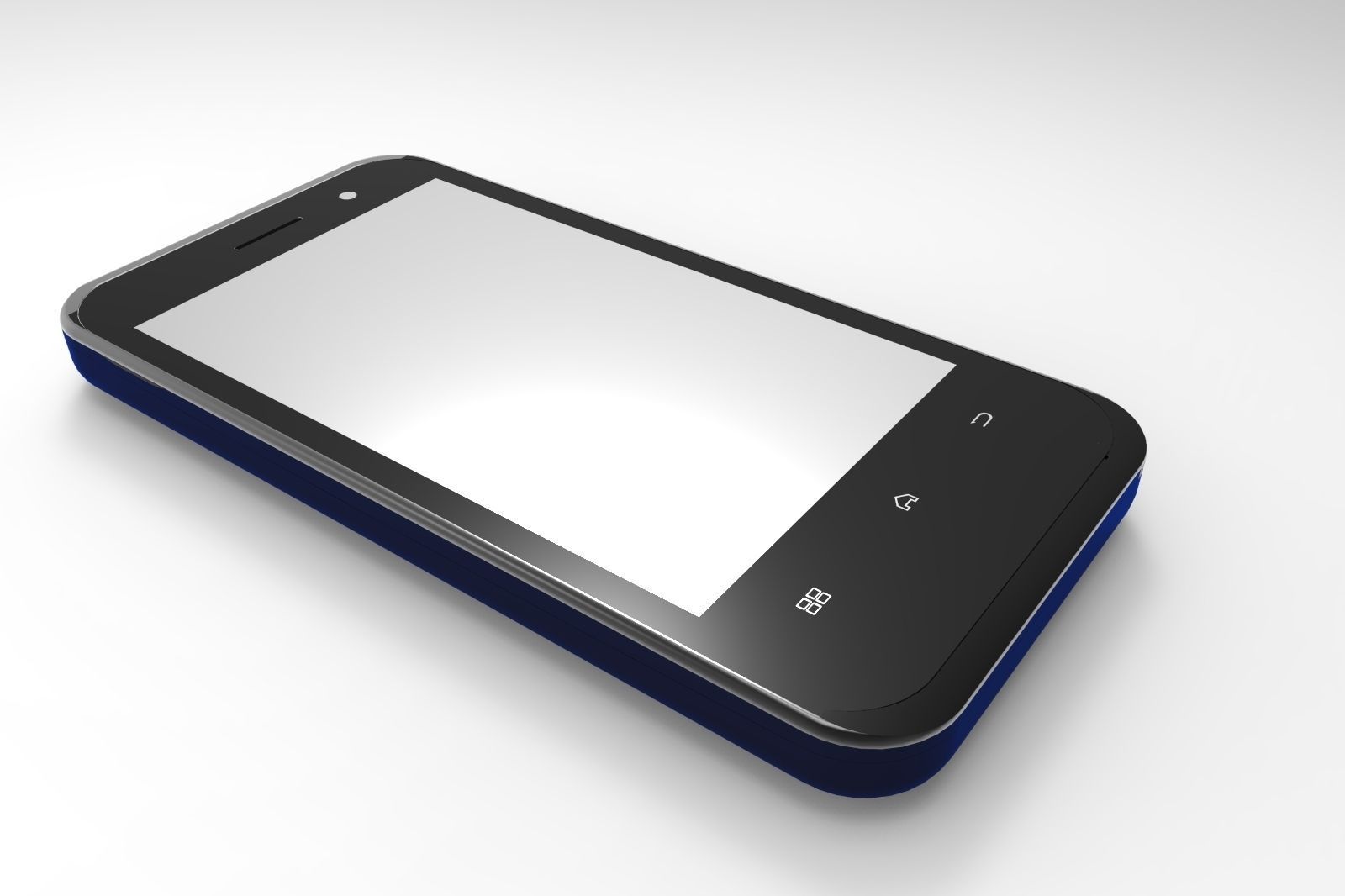 Android smartphone Free 3D model_5