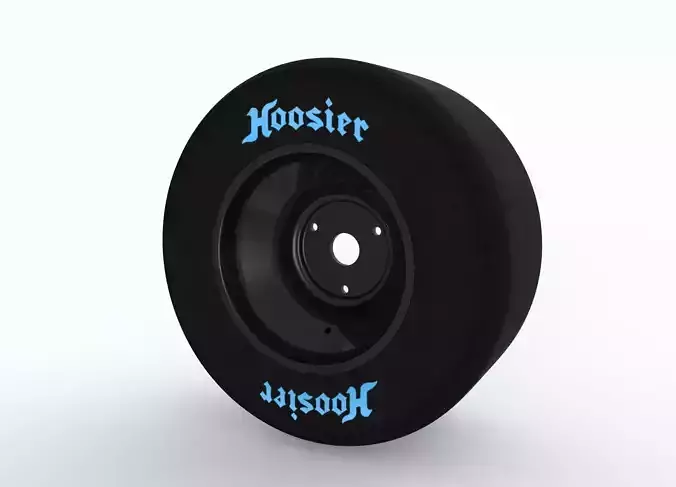 Go Kart Wheel Rim Tire -11x5-6 Free 3D model