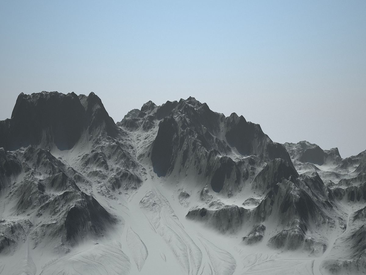 Alien landscape 3d-model 3D model_3