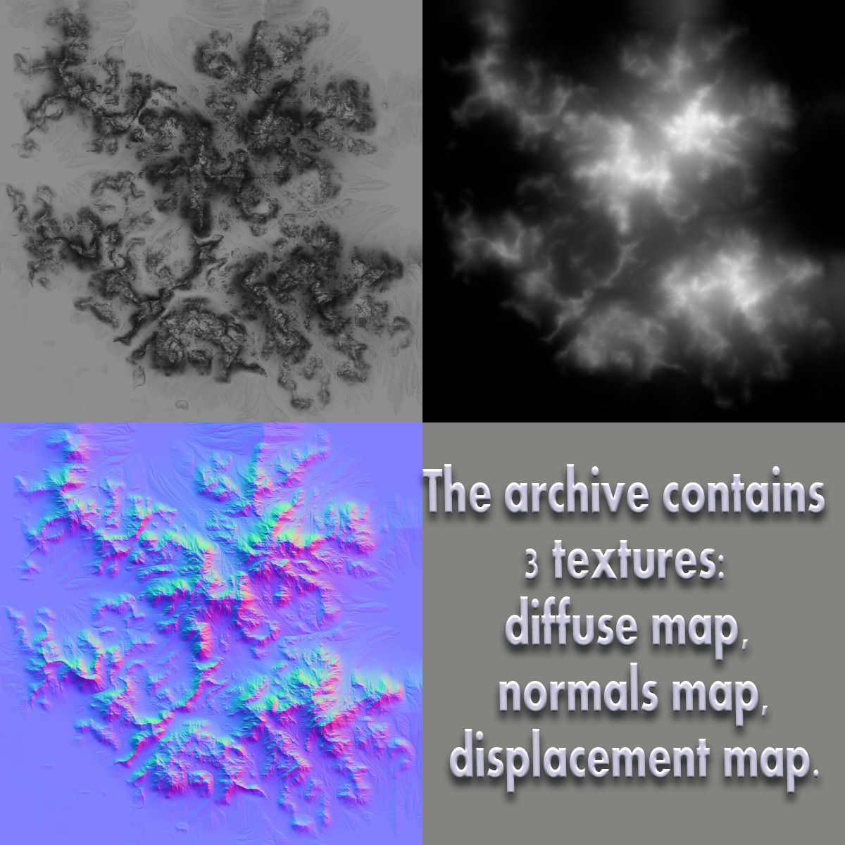 Alien landscape 3d-model 3D model_7