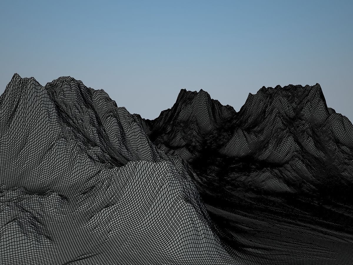 Alien landscape 3d-model 3D model_5