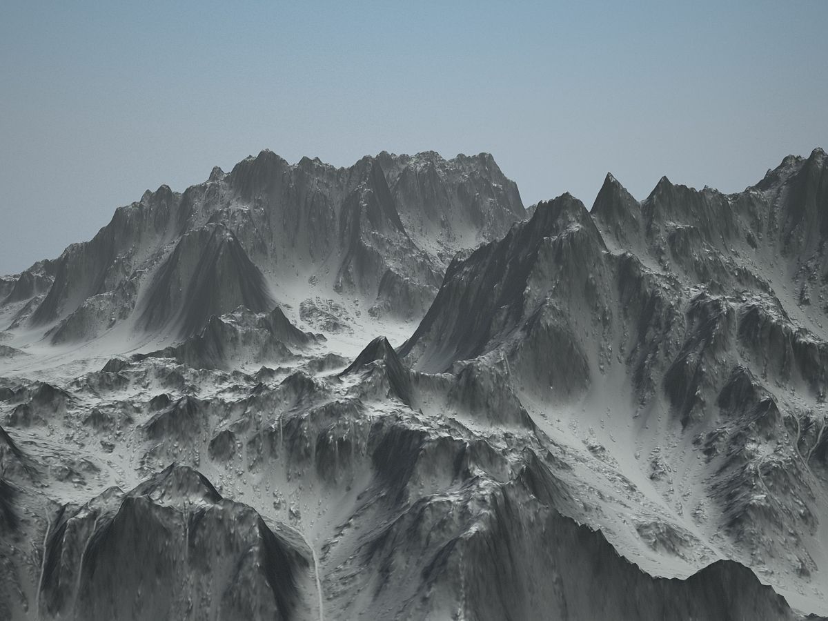 Alien landscape 3d-model 3D model_6