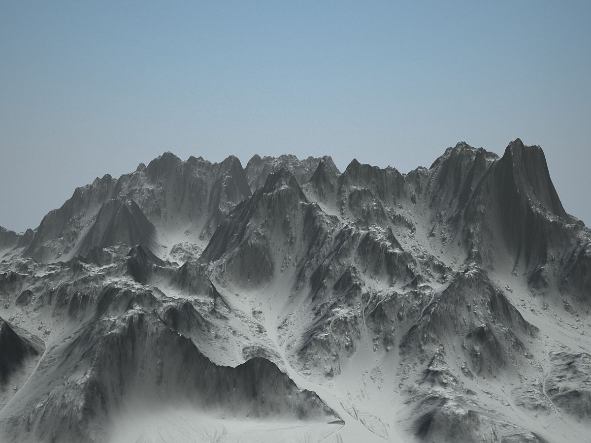 Alien landscape 3d-model 3D model_4