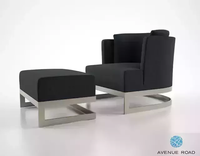 Avenue Road St John street armchair 3D model