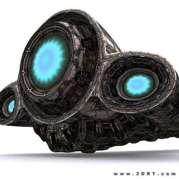 3DRT - Norad Battleships Low-poly 3D model_16