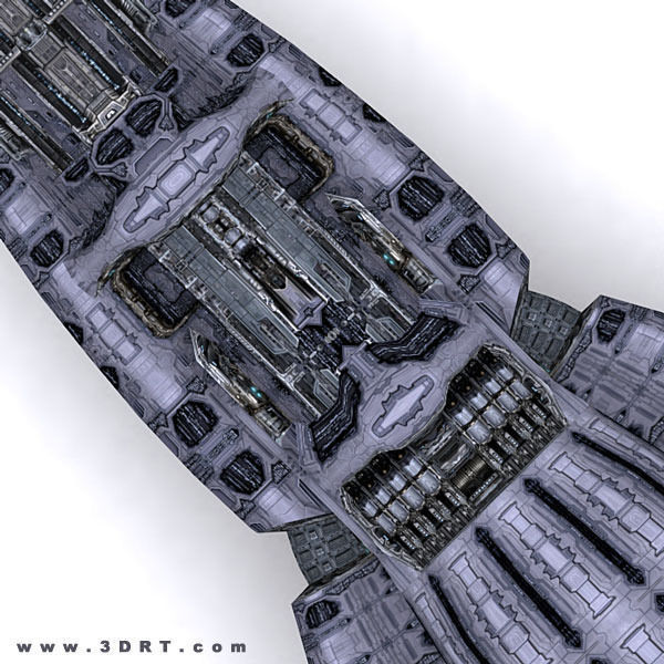 3DRT - Norad Battleships Low-poly 3D model_17