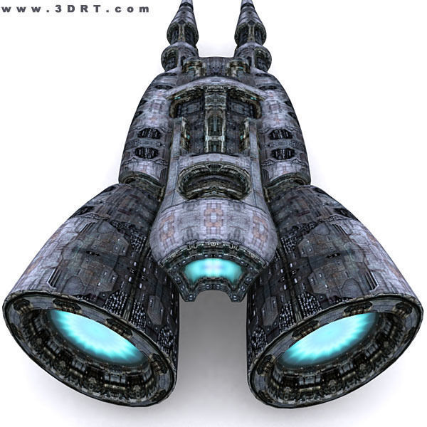 3DRT - Norad Battleships Low-poly 3D model_28