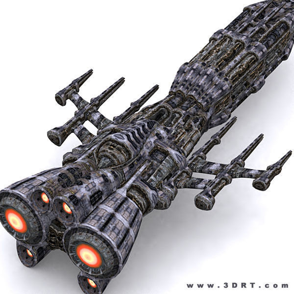 3DRT - Norad Battleships Low-poly 3D model_4