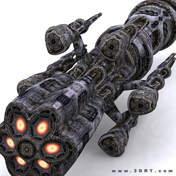 3DRT - Norad Battleships Low-poly 3D model_2