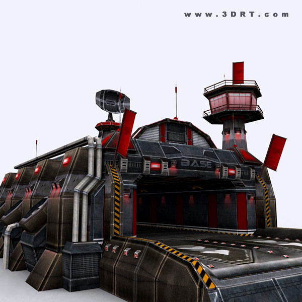3DRT - Sci-Fi Constructions Mixed Pack Low-poly 3D model_23