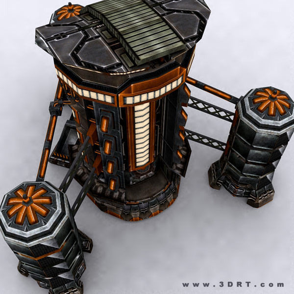 3DRT - Sci-Fi Constructions Mixed Pack Low-poly 3D model_15