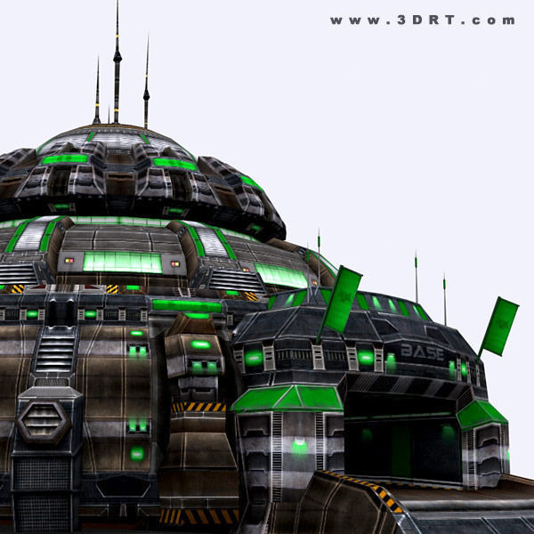 3DRT - Sci-Fi Constructions Mixed Pack Low-poly 3D model_25
