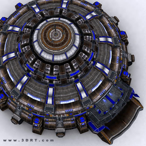 3DRT - Sci-Fi Constructions Mixed Pack Low-poly 3D model_26