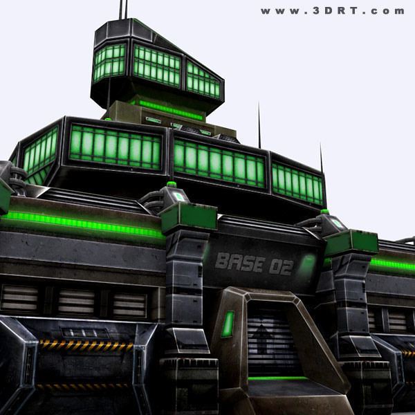 3DRT - Sci-Fi Constructions Mixed Pack Low-poly 3D model_11