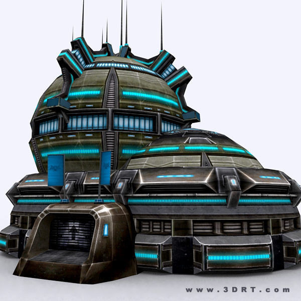 3DRT - Sci-Fi Constructions Mixed Pack Low-poly 3D model_18