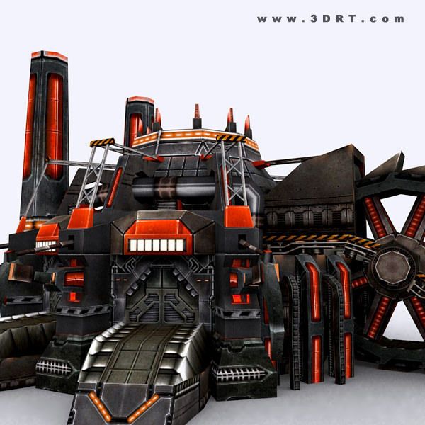 3DRT - Sci-Fi Constructions Mixed Pack Low-poly 3D model_21