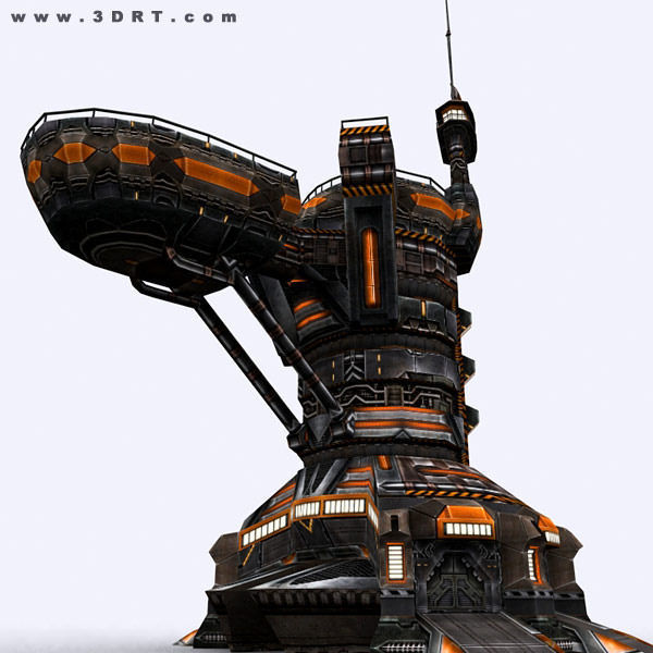 3DRT - Sci-Fi Constructions Mixed Pack Low-poly 3D model_13