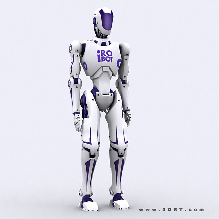 3DRT - iRobots  Low-poly 3D model_4