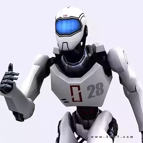 3DRT - iRobots  Low-poly 3D model