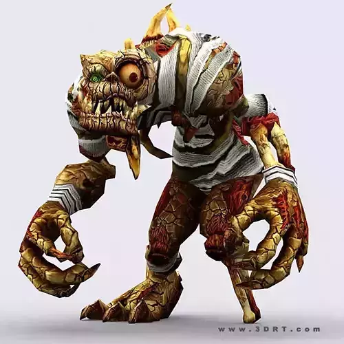 3DRT - Fantasy Ghouls  Low-poly 3D model
