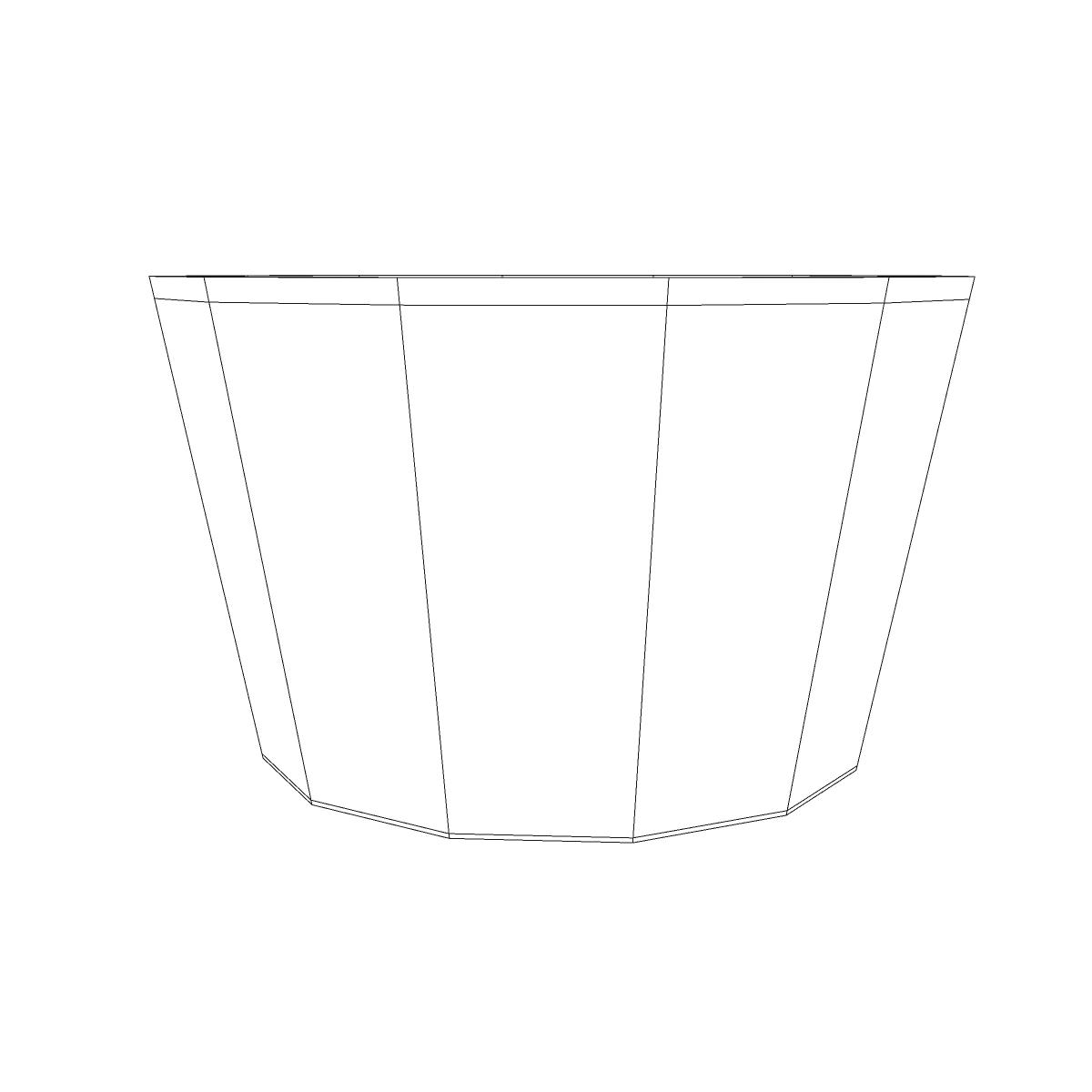 Candle in glass bowl 3D model_10