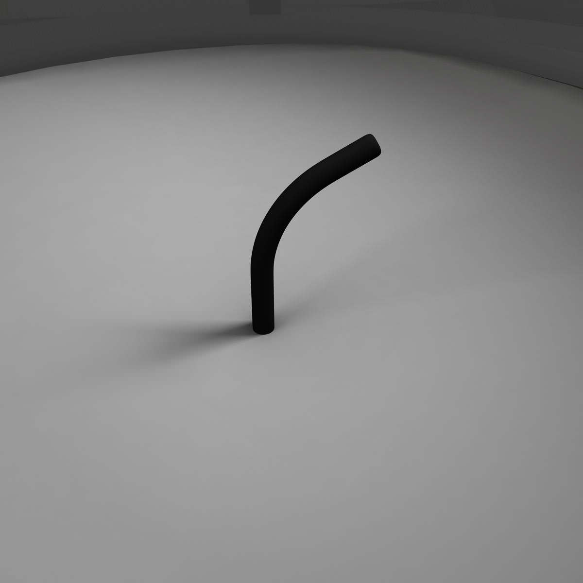 Candle in glass bowl 3D model_3