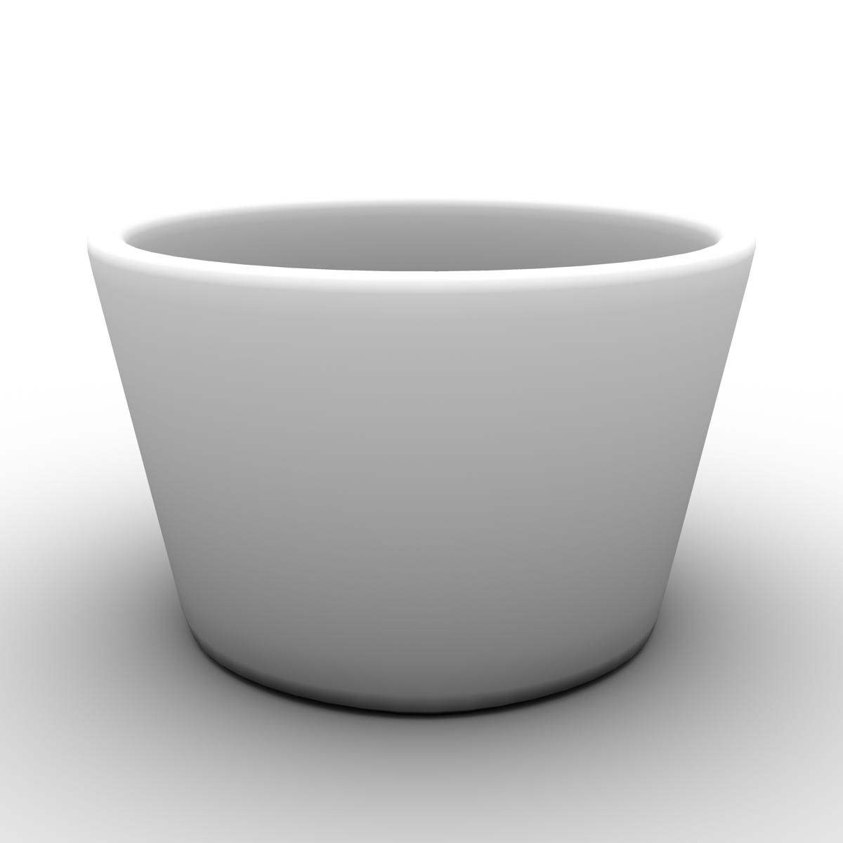 Candle in glass bowl 3D model_4