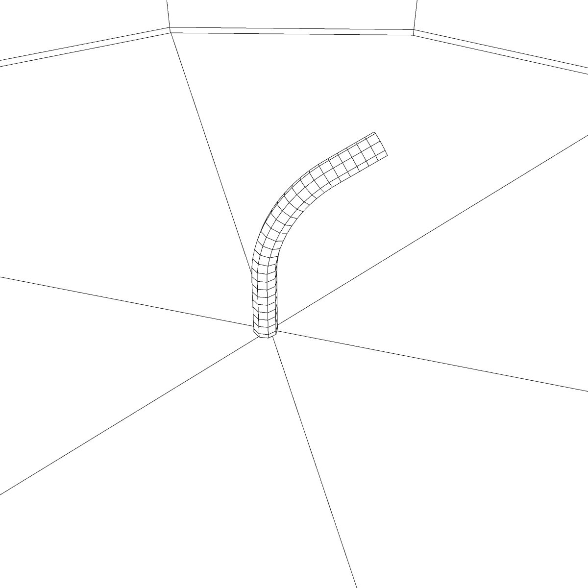 Candle in glass bowl 3D model_8