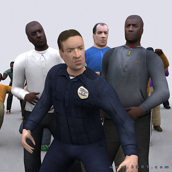 3DRT - Realpeople Males  Low-poly 3D model_9