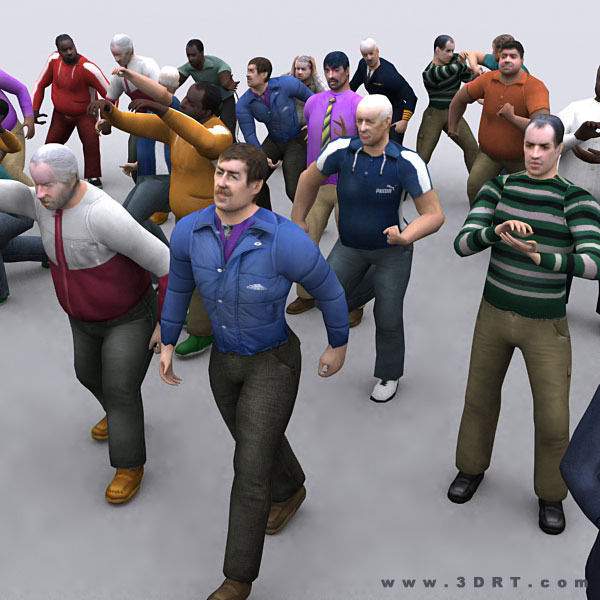 3DRT - Realpeople Males  Low-poly 3D model_3