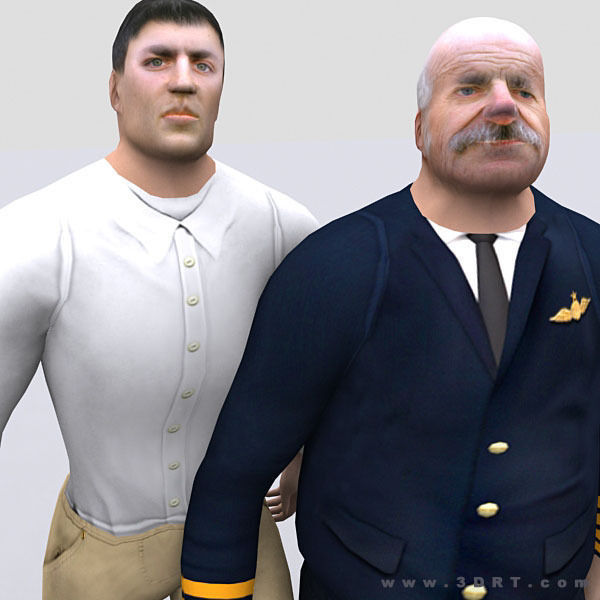 3DRT - Realpeople Males  Low-poly 3D model_11