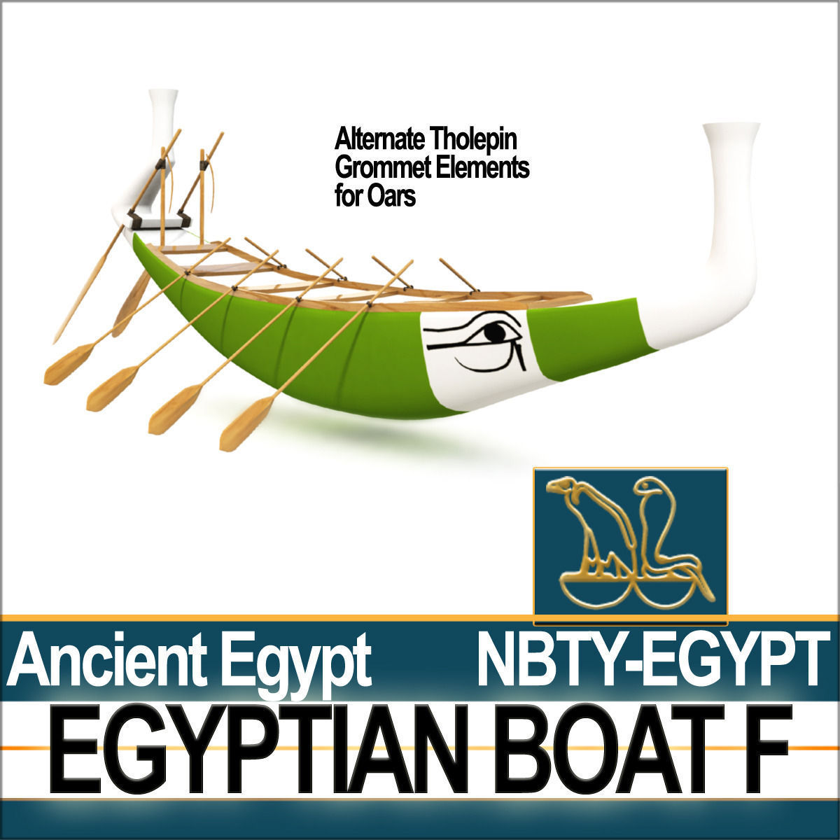 Ancient Egypt Boat F 3D model_1