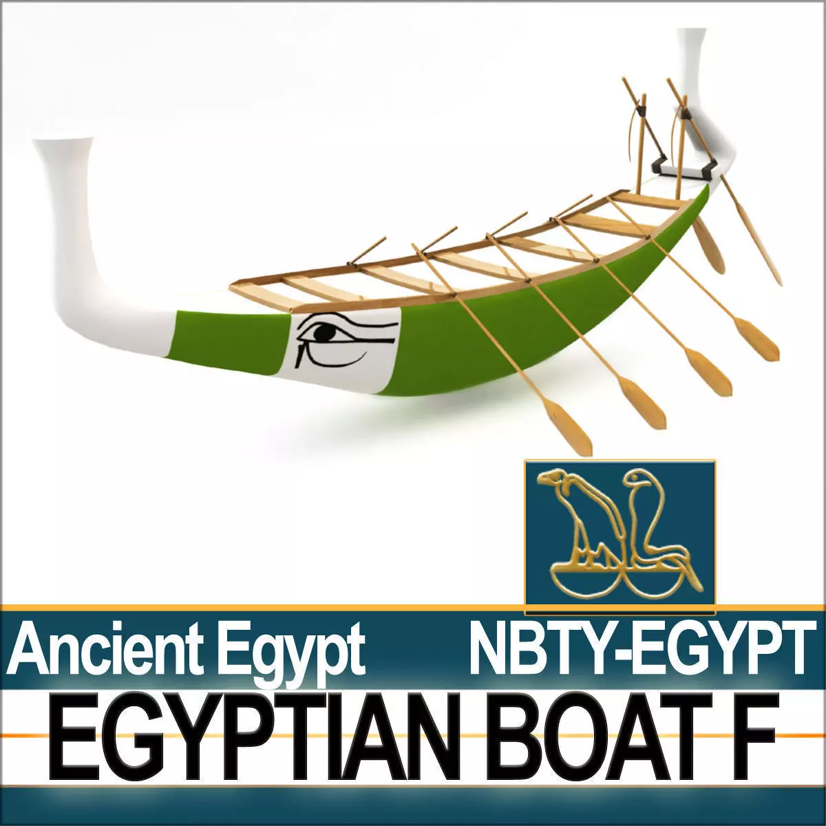 Ancient Egypt Boat F 3D model_0
