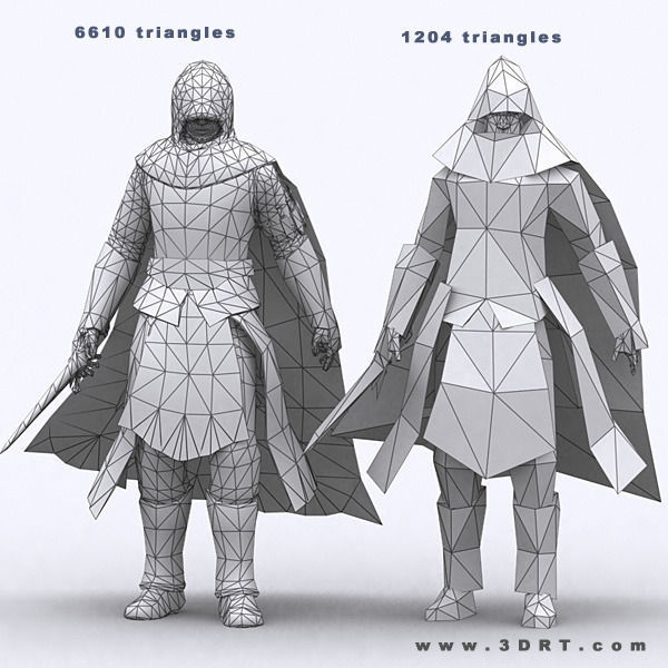 3DRT - Fantasy Thief Low-poly 3D model_12