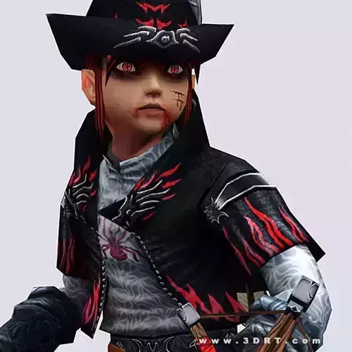 3DRT - Wicked Twins Elfboys Low-poly 3D model