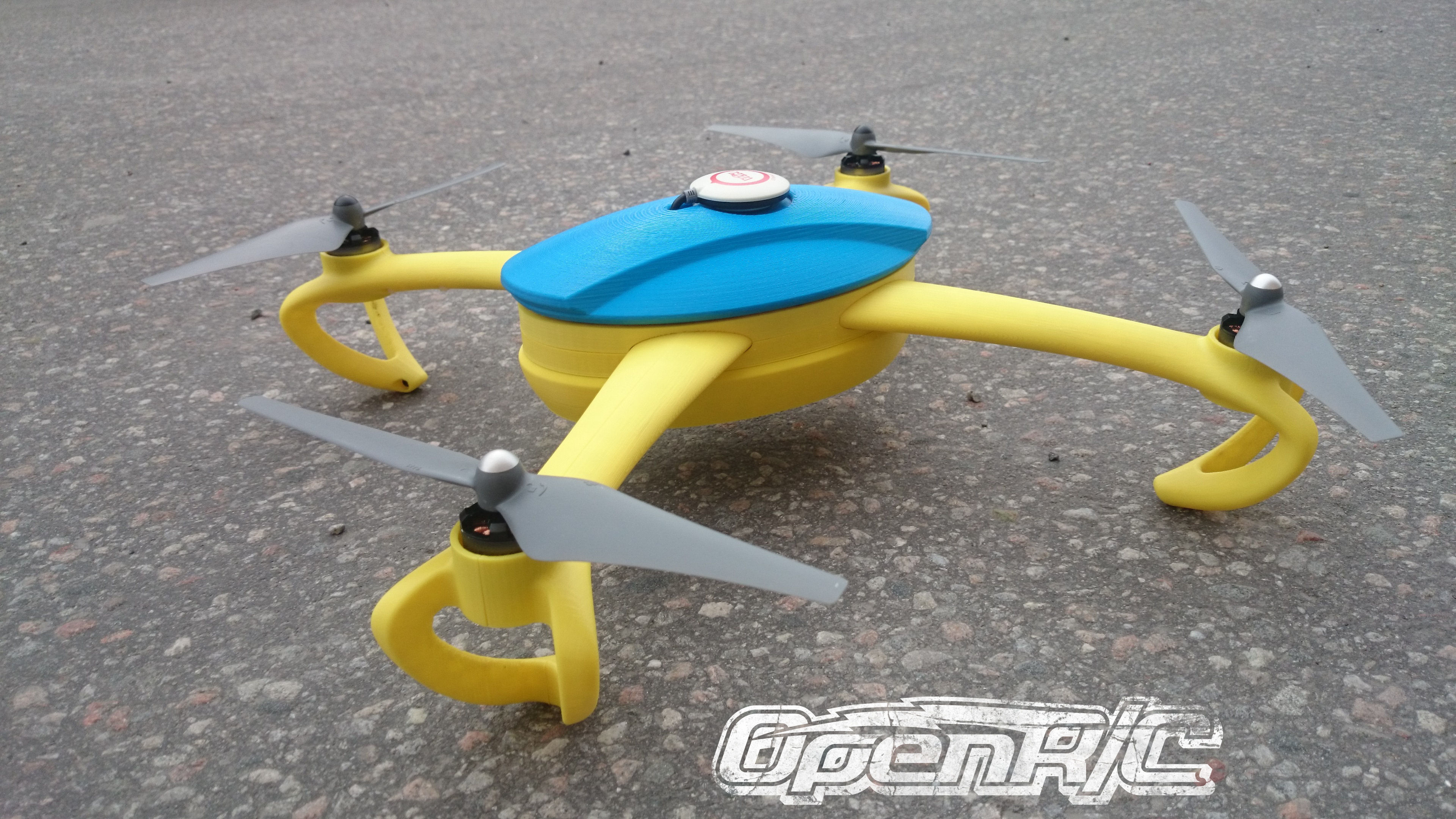 OpenRC Quadcopter Free 3D print model_3
