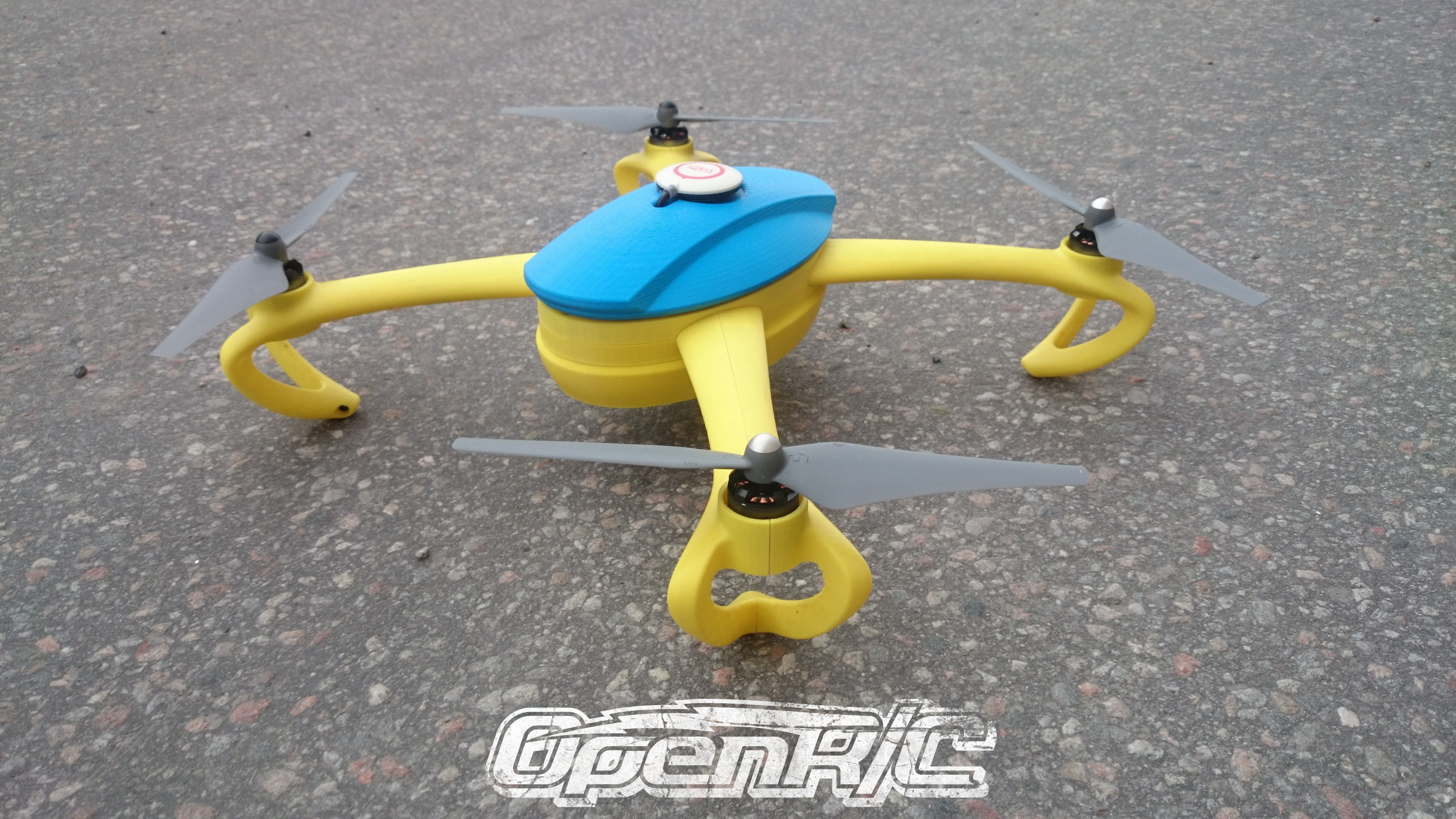 OpenRC Quadcopter Free 3D print model_2