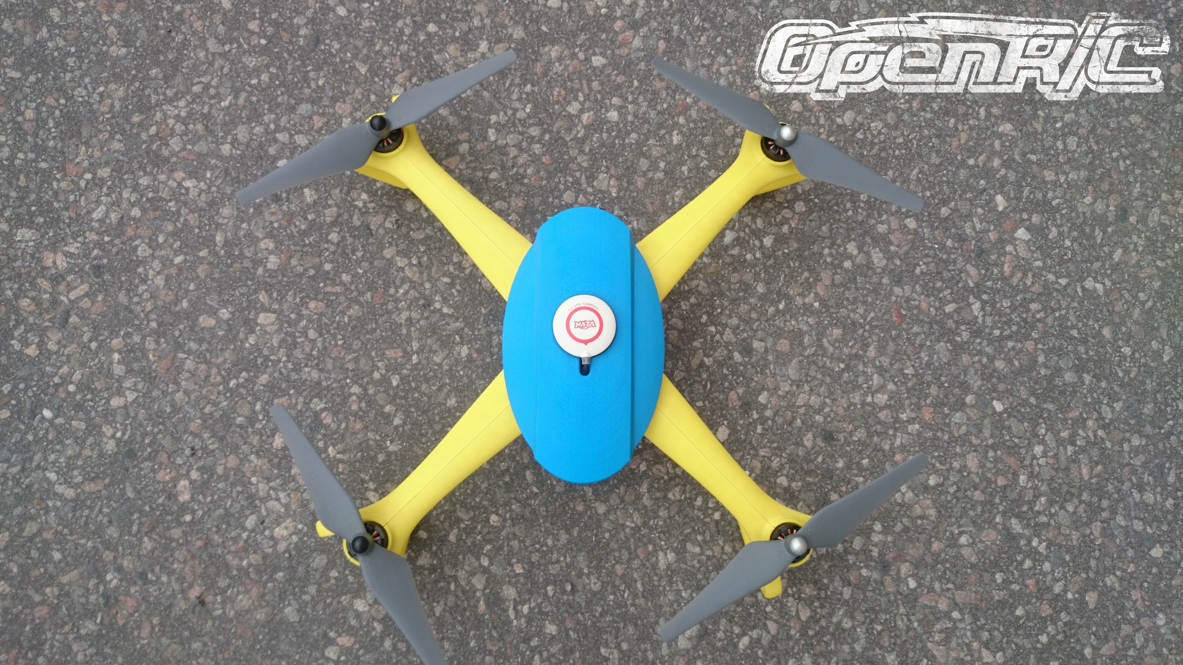 OpenRC Quadcopter Free 3D print model_1