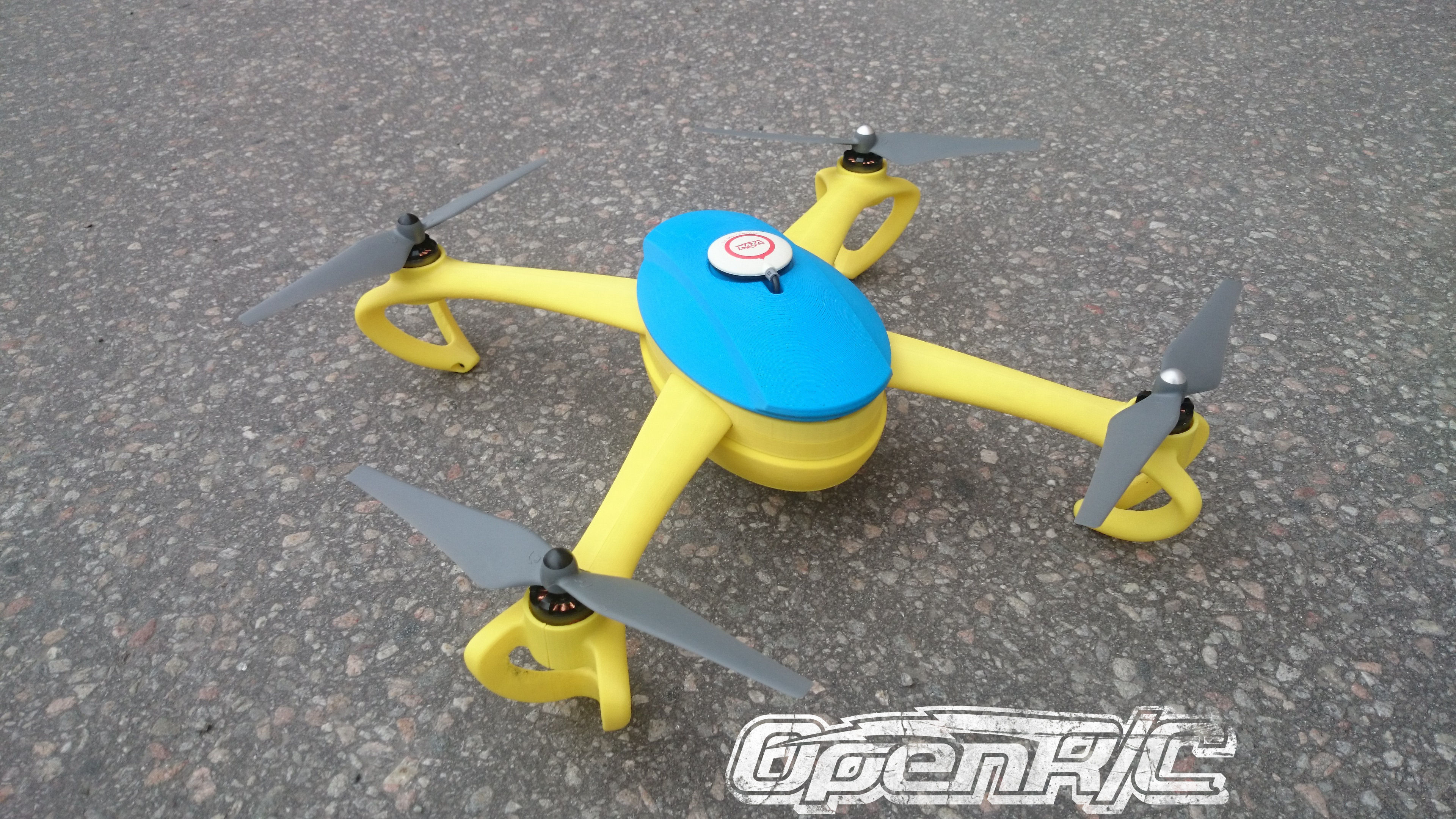 OpenRC Quadcopter Free 3D print model_4