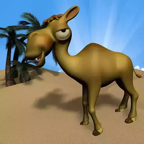Cartoon Camel RIGGED