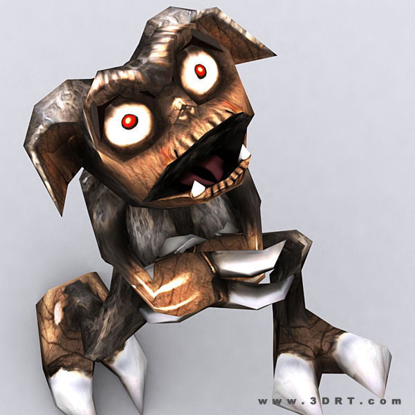 3DRT - Fantasy Gremlins Low-poly 3D model_13