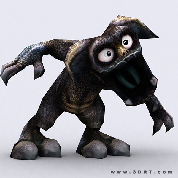 3DRT - Fantasy Gremlins Low-poly 3D model_20