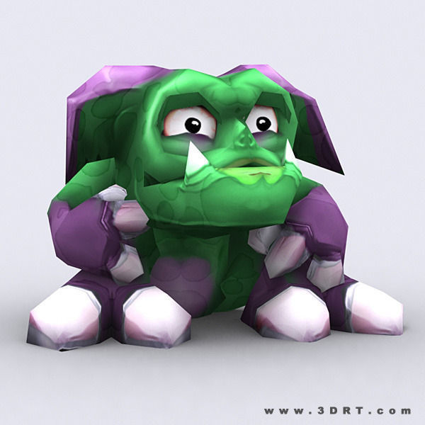 3DRT - Fantasy Gremlins Low-poly 3D model_22